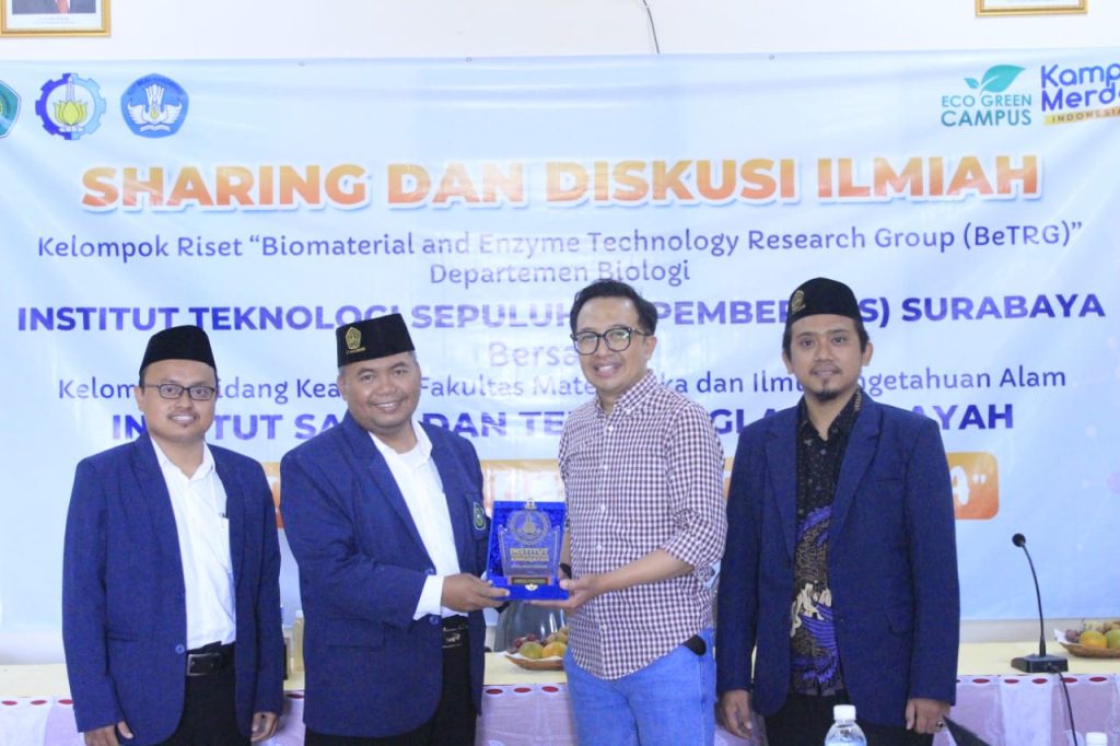 Diskusi dan Sharing Ilmiah Antara Fakultas MIPA dengan ITS Surabaya, dengan Tema ” Enzimologi dan Aplikasinya “