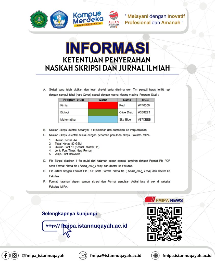 [INFO] Ketentuan Penyetoran Naskah skripsi