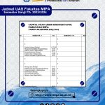 [INFO] Jadwal UAS Semester Ganjil TA. 2023/2024