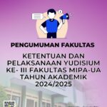 Pengumuman Yudisium Ke-III Fakultas MIPA Universitas Annuqayah Tahun Akademik 2024/2025